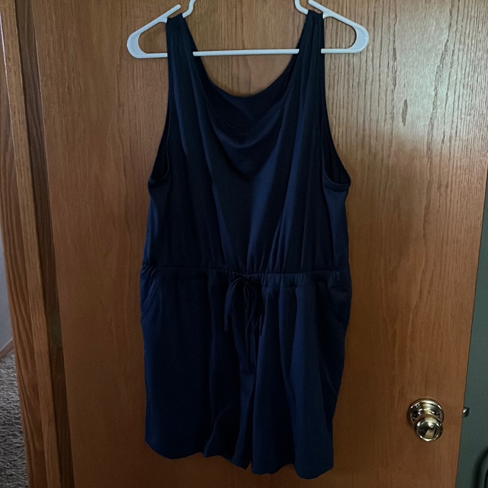 Navy Blue Romper